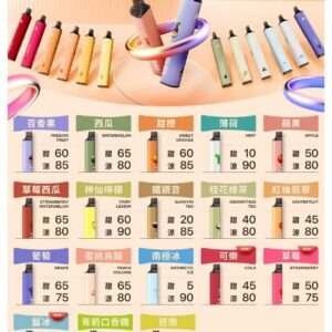 鎧斯 KIS5 一次性 6500口磁吸式 自由混搭拋棄式電子煙款 (18 個口味) (便攜款)